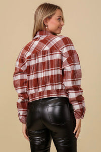 Paced Plaid Jacket
