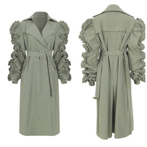 Tuffed Trench Coat
