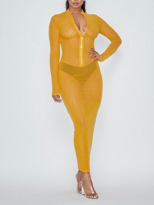 Mena Mesh Dress