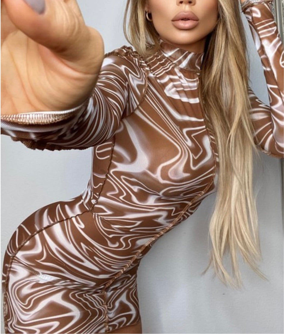 Amaze Dress Brown