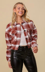 Paced Plaid Jacket